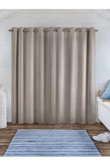 Soft Chenille Eyelet Curtains