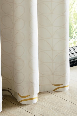 Orla Kiely Trio Stem Eyelet Curtains