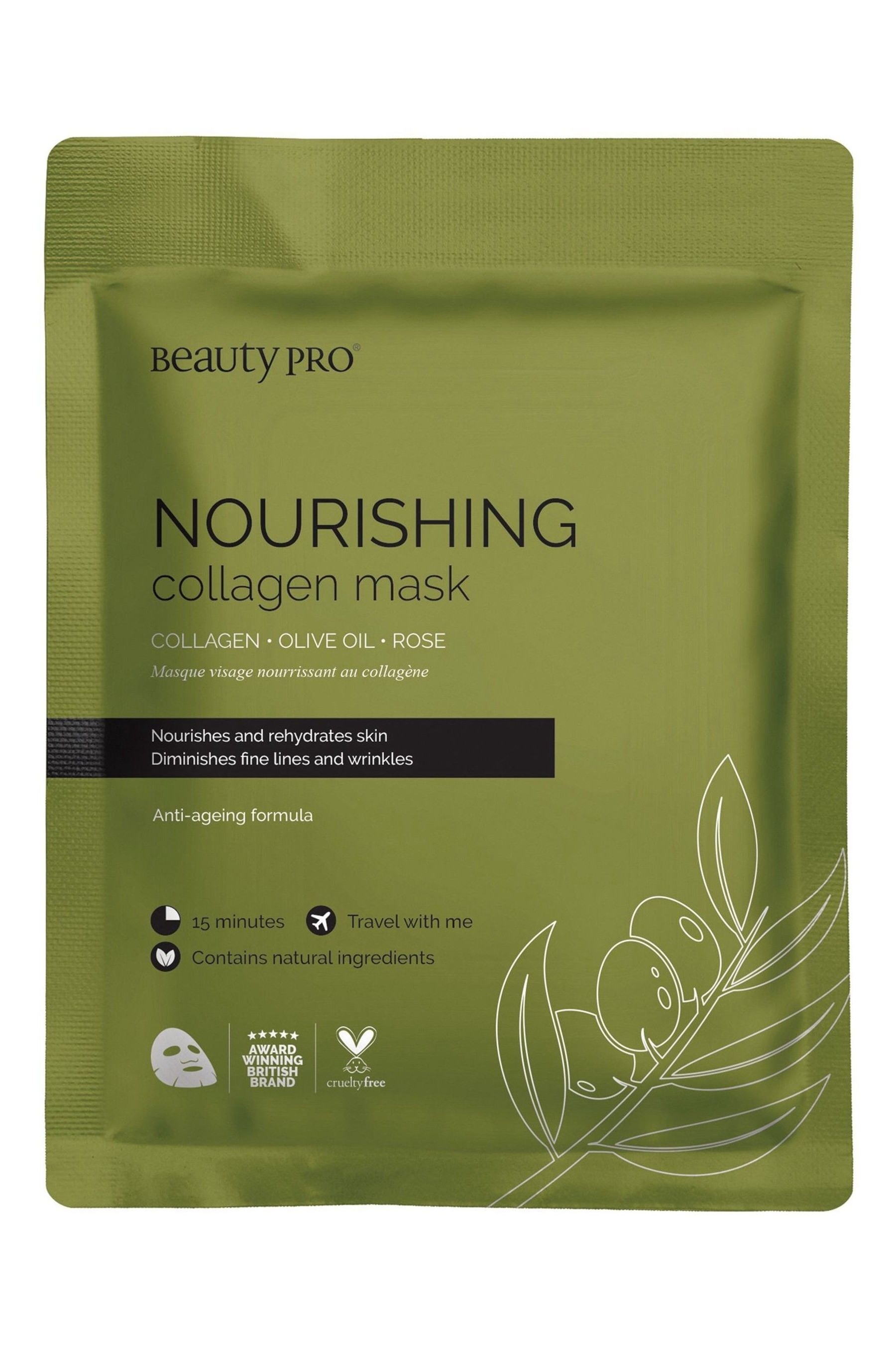 BeautyPro Nourishing Collagen Sheet Mask