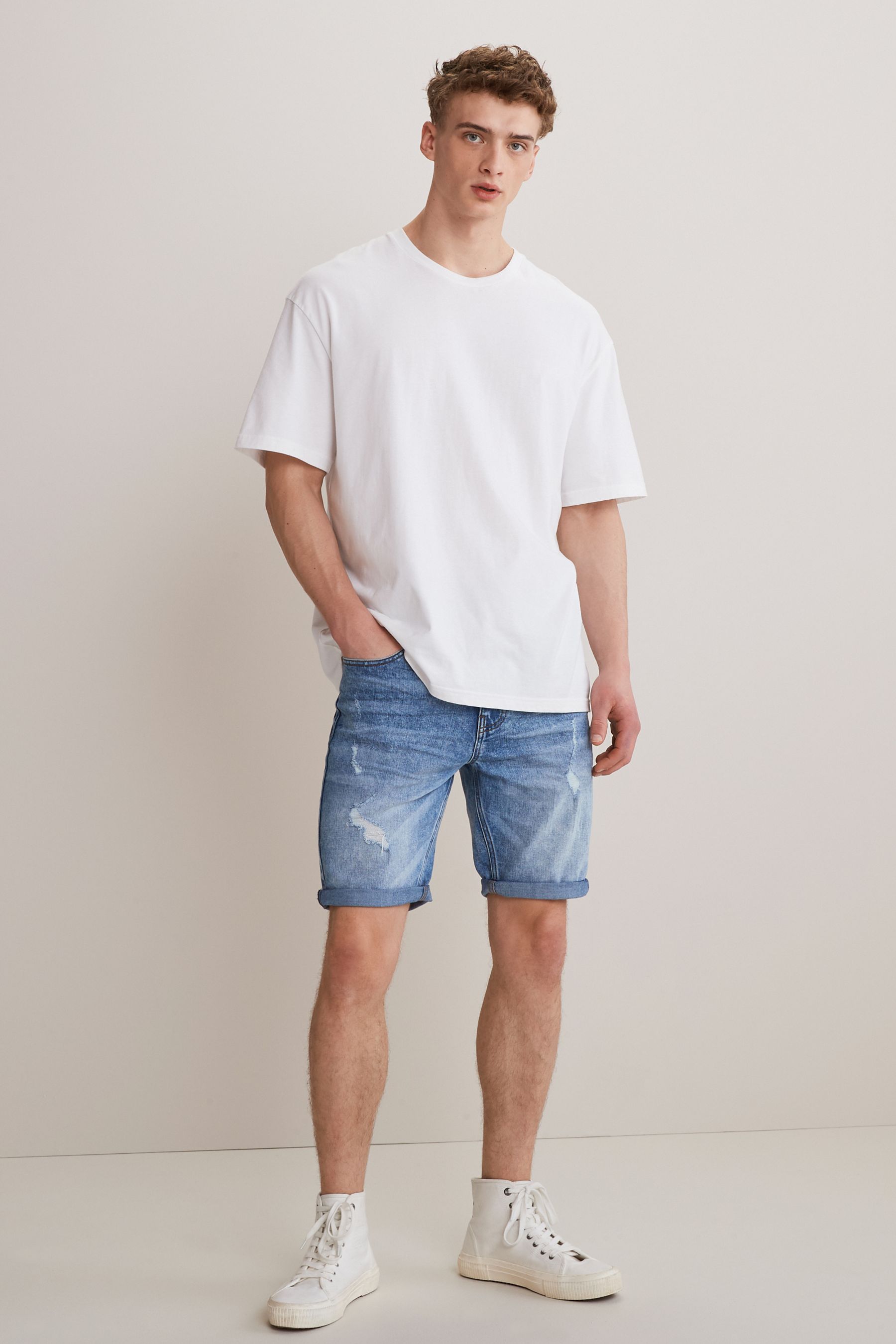 Denim Shorts Slim Fit