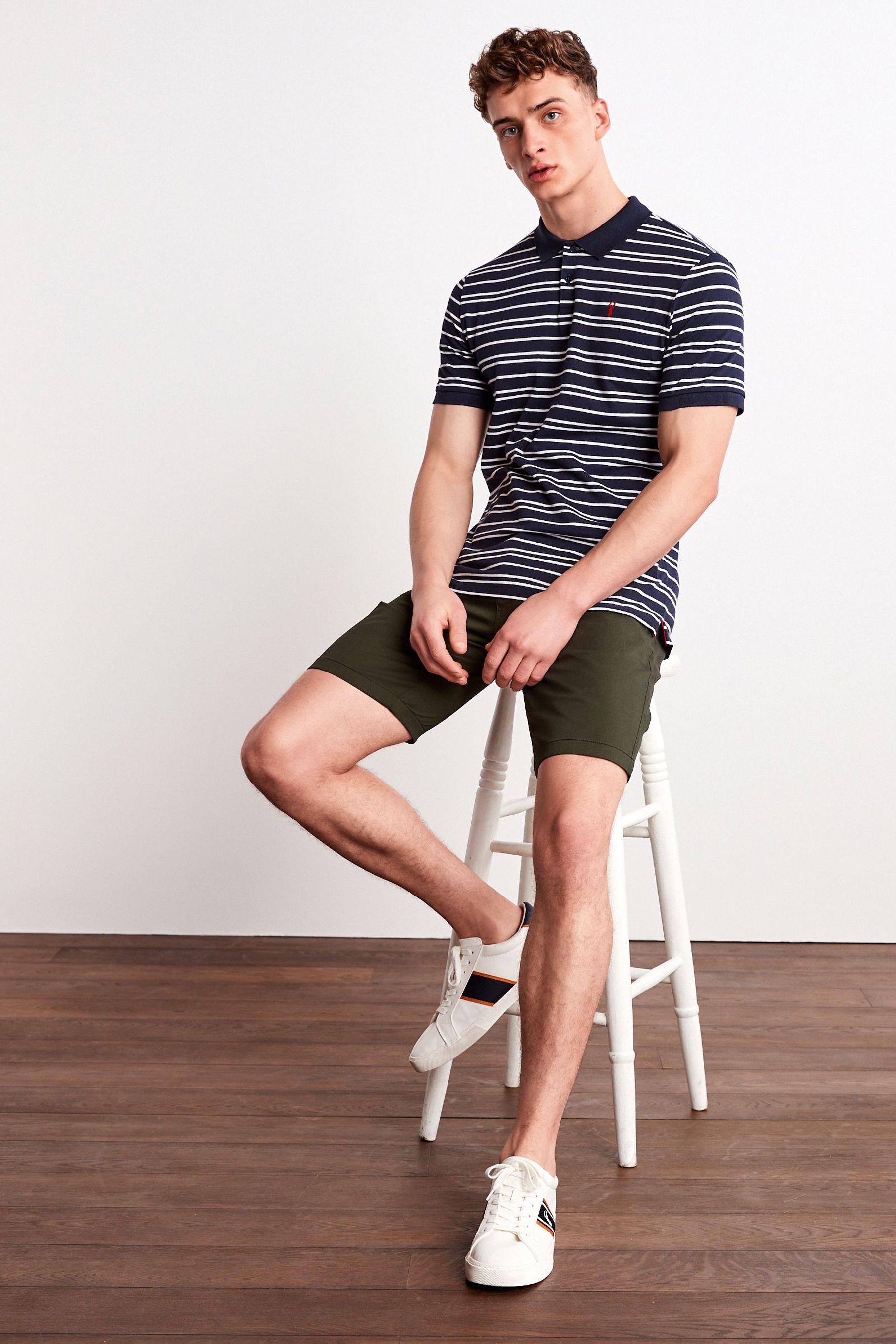 Stretch Chino Shorts Straight Fit