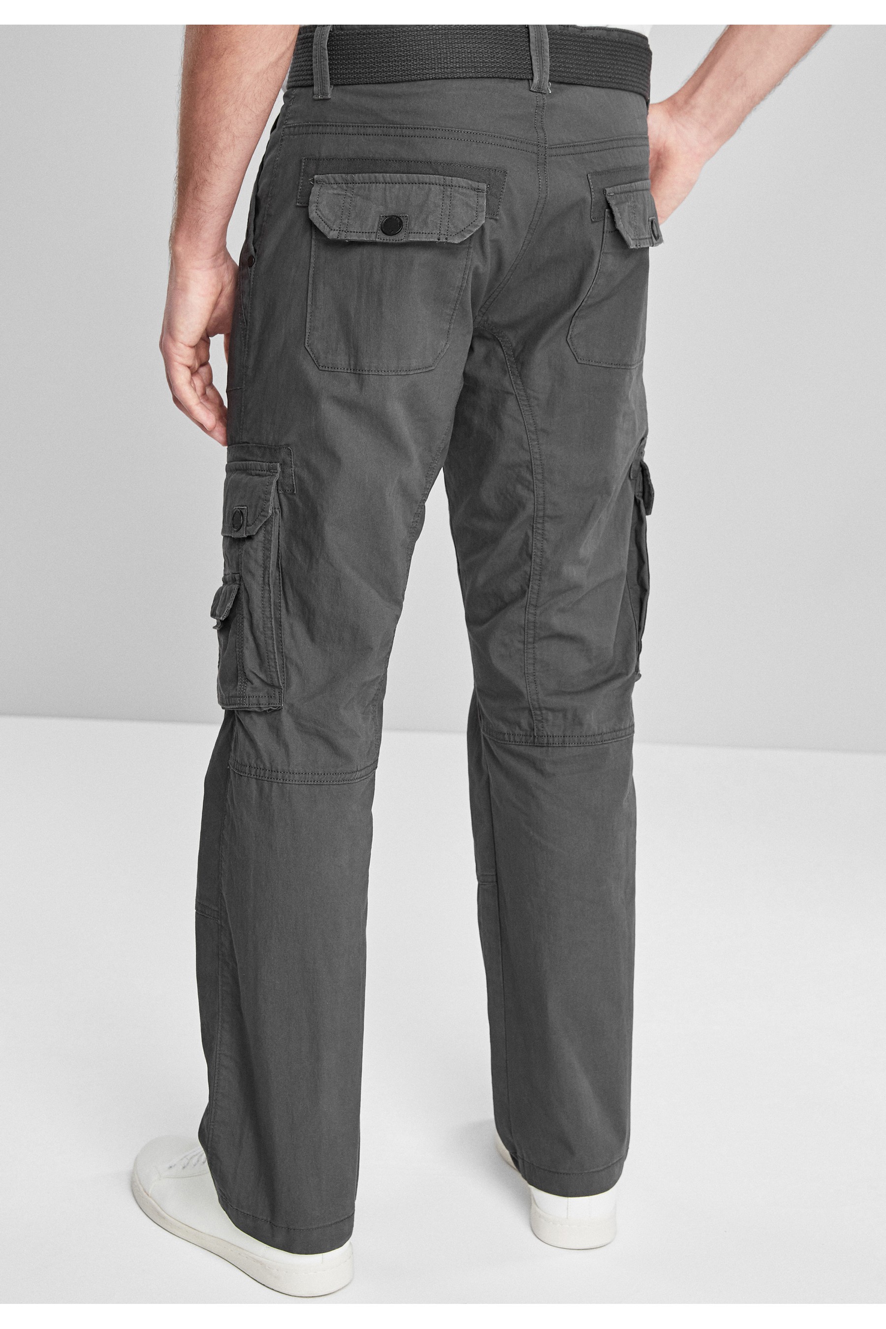 Belted Tech Cargo Trousers