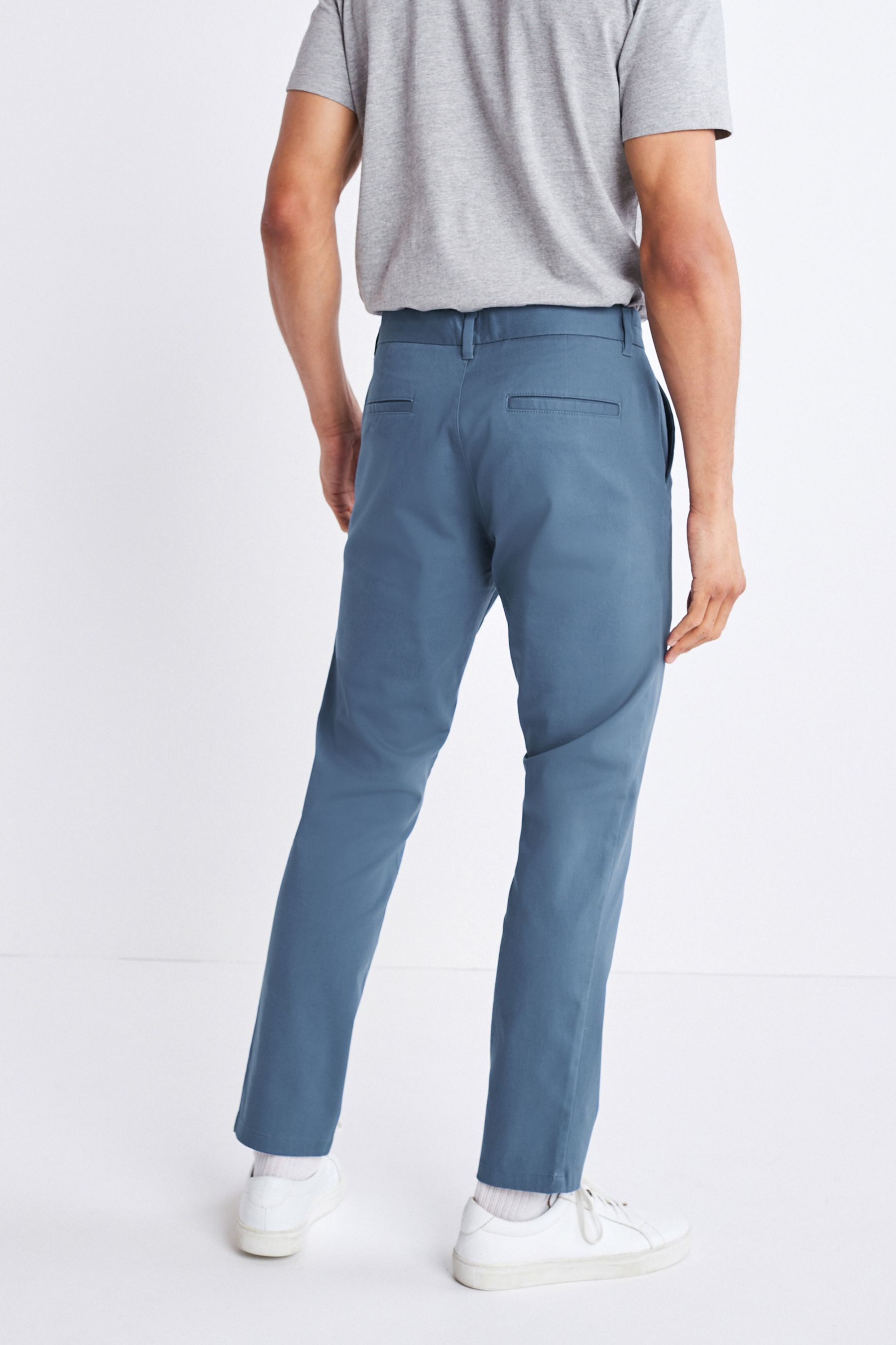 Stretch Chino Trousers Slim Fit