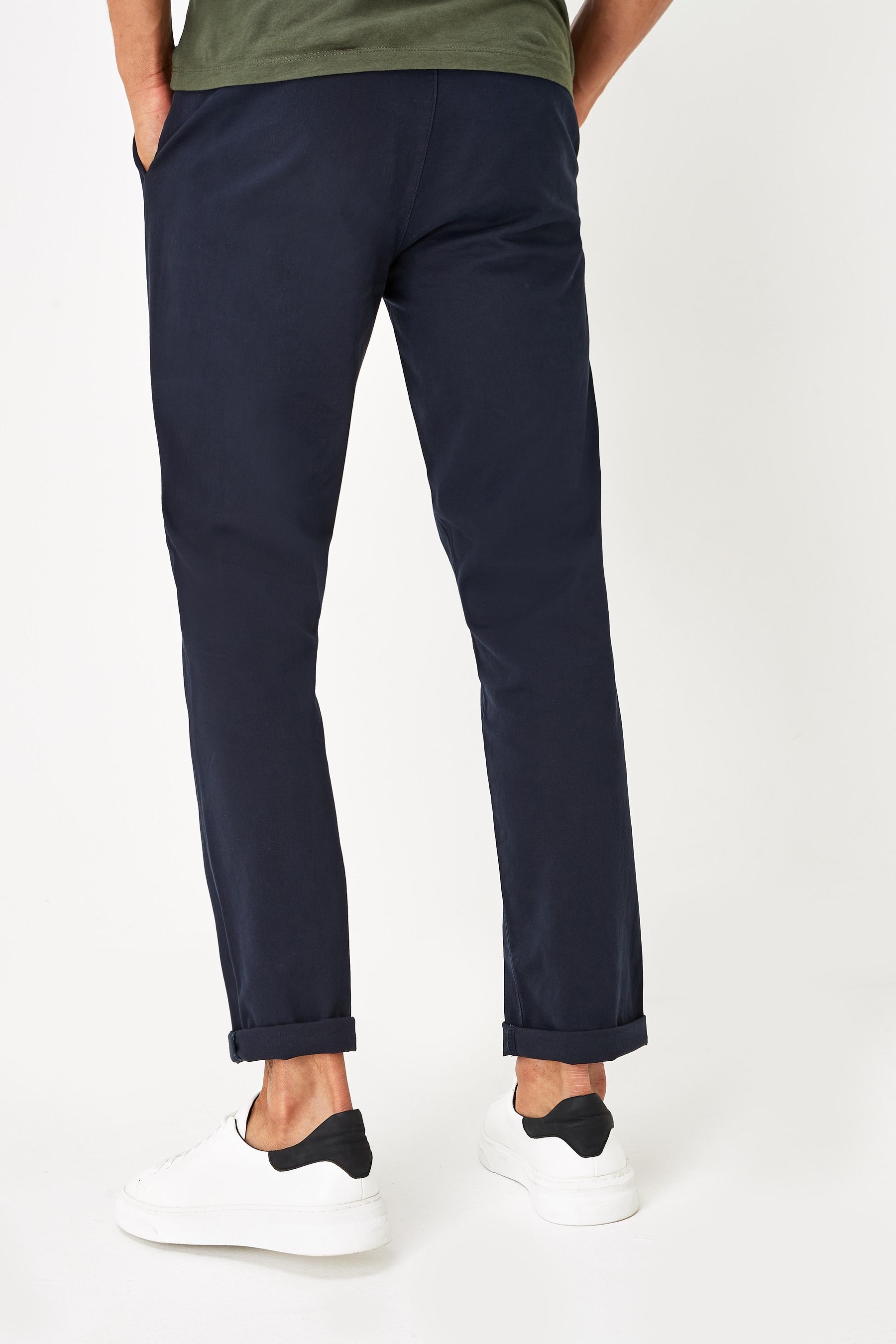 Stretch Chino Trousers Straight Fit