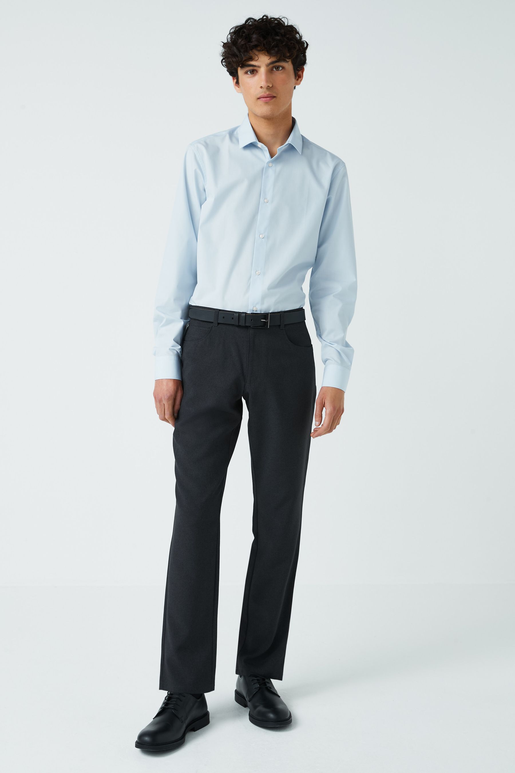 Easy Care Shirt Slim Fit Single Cuff