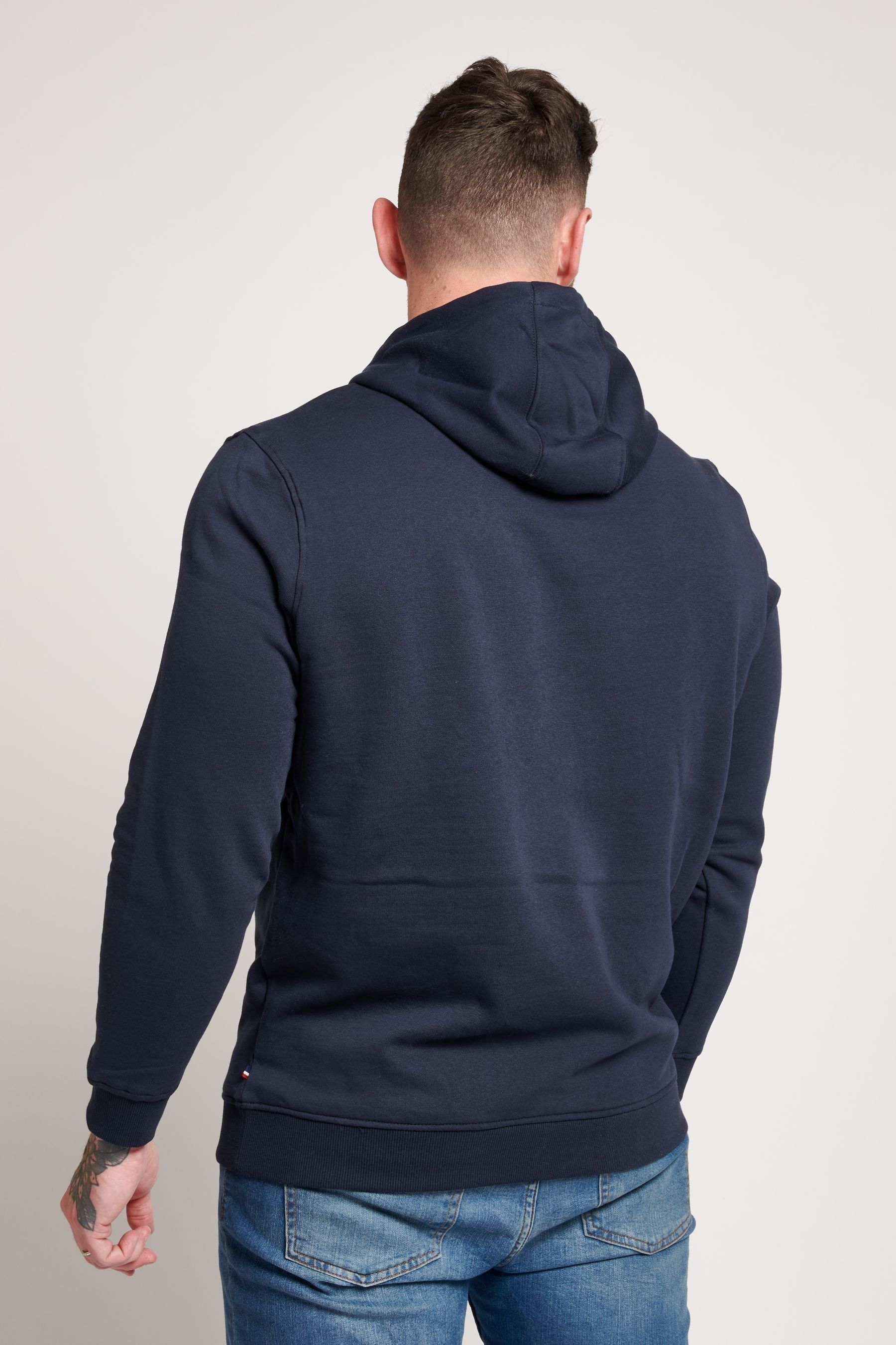 U.S. Polo Assn. Blue Stripe Rider Overhead Hoodie