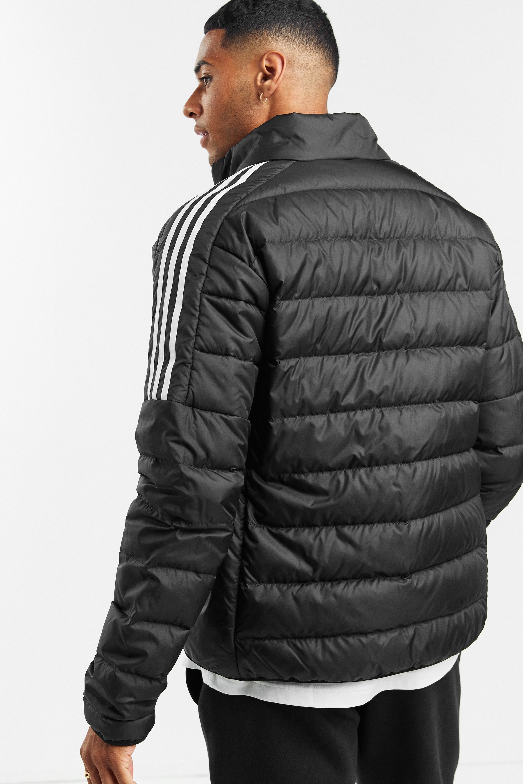 adidas Essential 3 Stripe Down Jacket