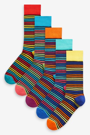 Stripe Socks 5 Pack