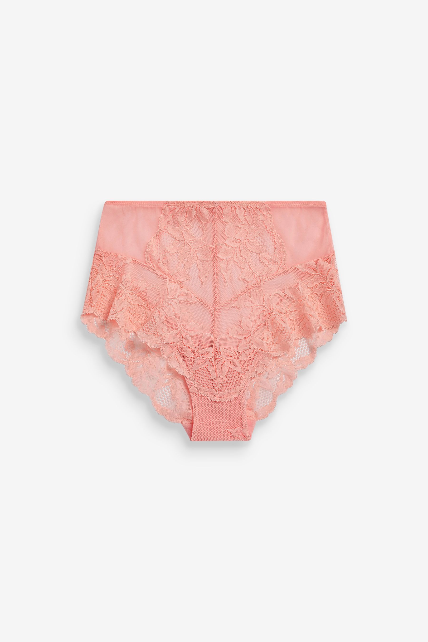 Lace Knickers 2 Pack High Rise