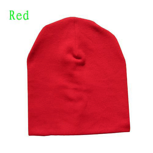 Baby Cotton Hip Hop Hat 6 Months 3 Years Old Baby Urban Dance Cap Solid Color Winter Warm Hat