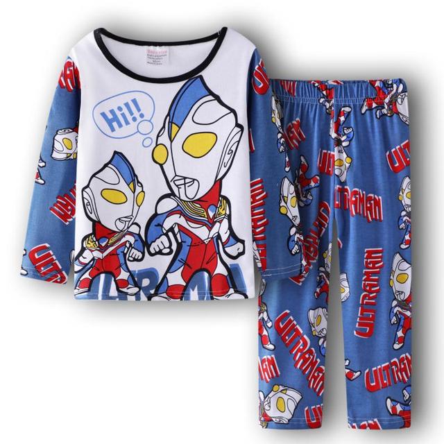 New Spider-Man cartoon children's long-sleeved pajamas children's champion home wear boys' underwear two-piece suit pajamas