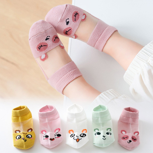 5 Pairs Cute Cartoon Kids Socks Autumn Winter Warm Baby Boys Girls Socks Soft Cotton Toddler Baby Children Socks 1-12 Years