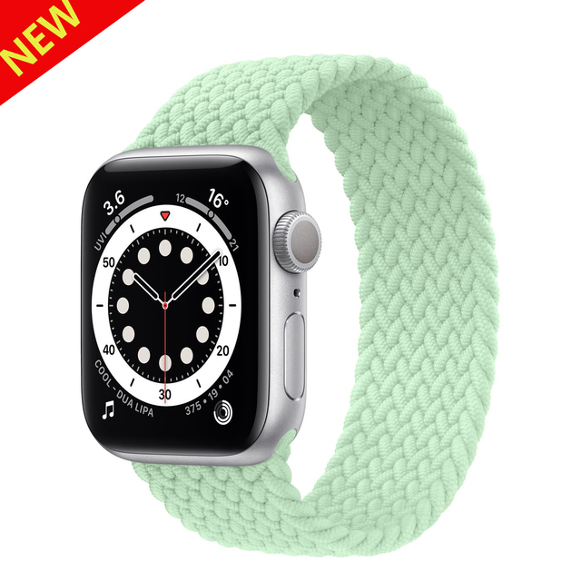 Braided Solo Loop Ring for Apple Watch Iwatch Serie 7 6 5 4 3 2 1 SE 40 41mm 42mm 44mm 45mm Applewatch Strap Bracelet Watchbands