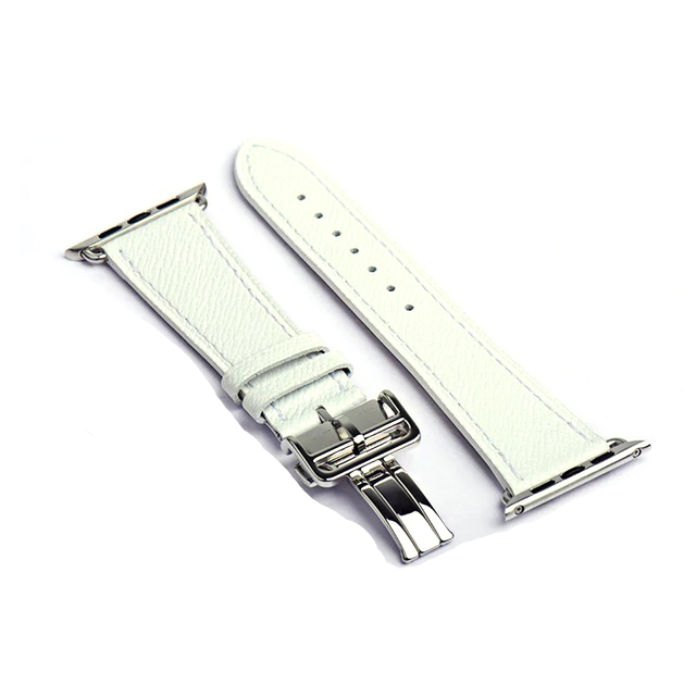 For Apple Watch Band Series 7 6 5 4 3 2 1 SE Genuine Leather Band Apple Watch 45mm 41mm 44mm 40mm 42mm 38mm Strap for iWatch