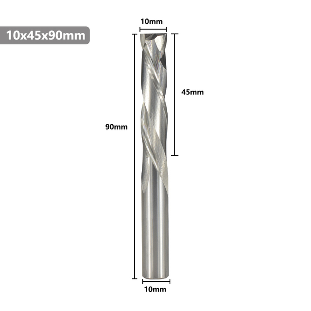 XCAN Up Down Cutter 3.175/4/5/6/8/10mm Shank CNC Router Bit for Woodworking 2 Flute Carbide End Mill Wood Mills Cutter