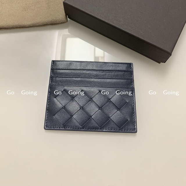 Go Go 100% Leather Credit Card Ultra-thin Brand Business Card Multiple Card Slots Simple Fashion Women Card Bag