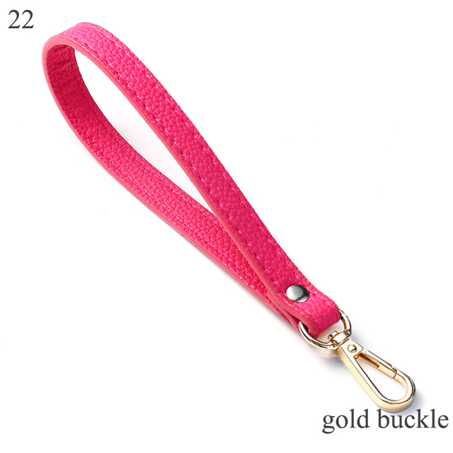 All-match mini bag belt purse belt women's wrist bag belt solid color women's simple handle purse belt bag replacement