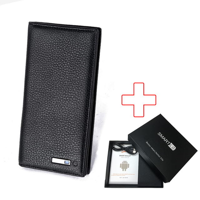 SmartLB Leather Mini Card Holder Best Gift for Man and Woman Anti-theft Wallet GPS Anti-lost Bluetooth Tracker Free Shipping