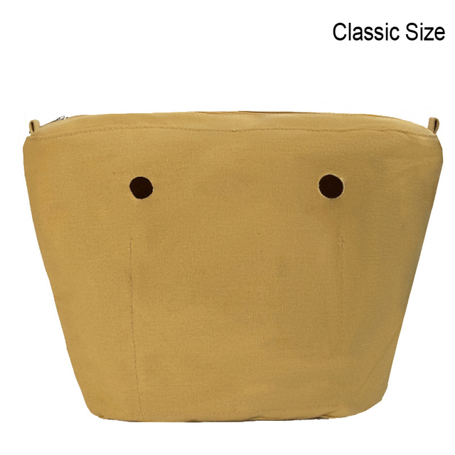 Water Resistant Interior Liner with Zipper Pocket, New Classic Waterproof Accessory for Obag O Bag, Silicone Accessory