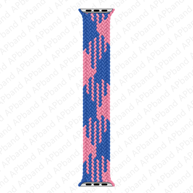 Braided Solo Loop For Apple Watch Band 45mm 41mm 44mm 40mm 42mm 38mm 1:1 Formal Nylon Bracelet iWatch Series 3 4 5 SE 6 7 Strap