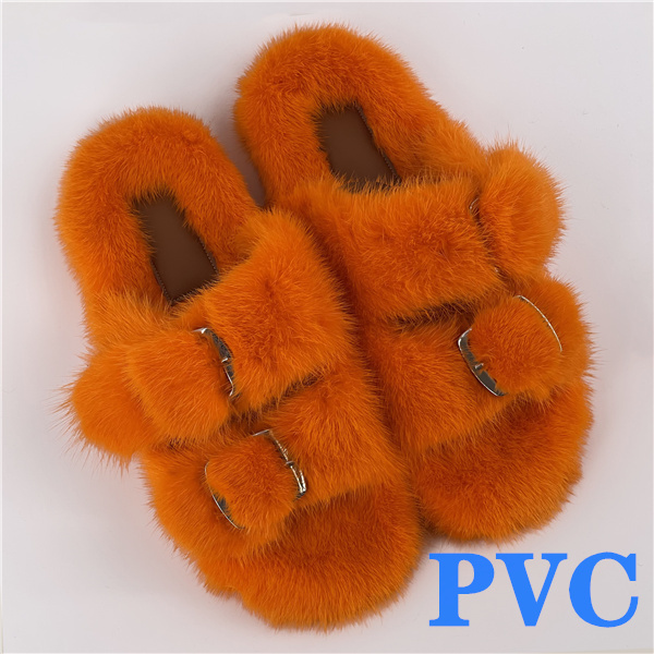 100% Genuine Mink Fur European Luxury Slippers Winter Indoor Slippers Women Slippers Women Slippers