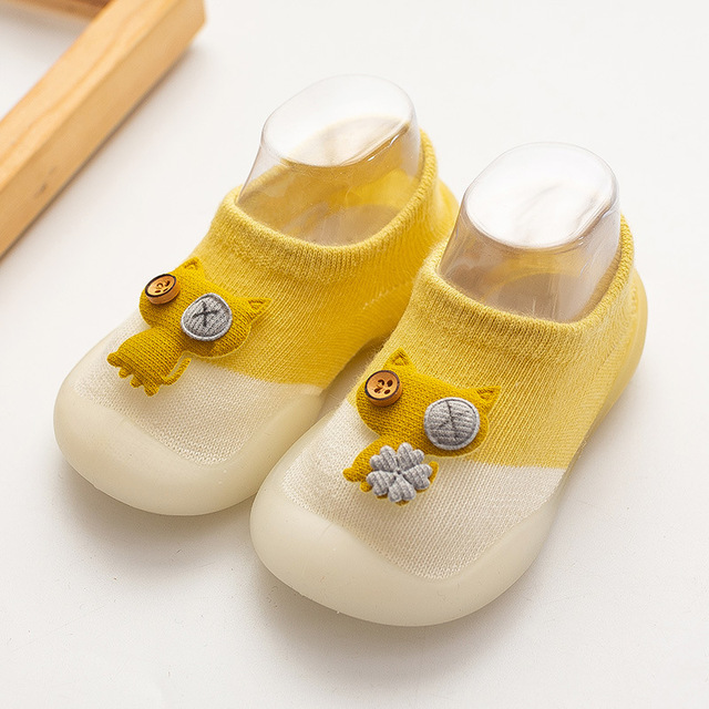 Baby sock shoes anti-skid spring autumn cartoon animal breathable shoes baby girl baby boy soft TPE sole baby boy casual shoes