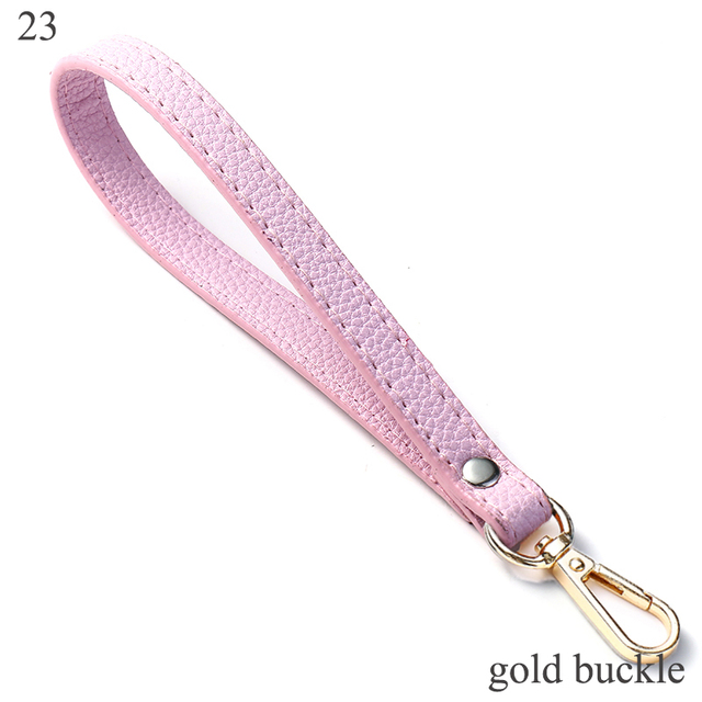 Wrist Bag Strap Handle Fashion PU Leather Women Girls Purse Strap Bag Small Bag Strap Solid Color Replacement Purse Strap