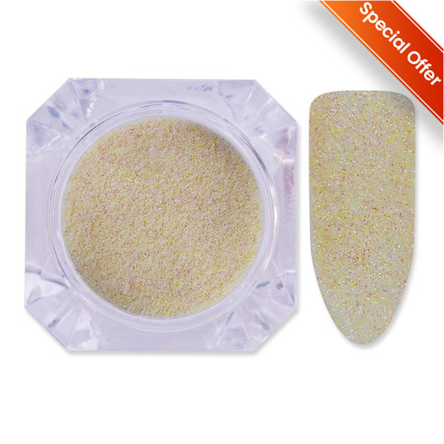 Born Pretty Reflective Glitter Powder Sea Salt Nail Powder Shining Nail Glitter Chrome Pigment Dust Hollow Powder Nail Decoration