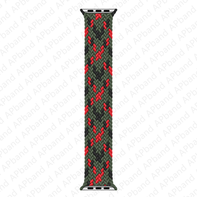 Braided Solo Loop For Apple Watch Band 45mm 41mm 44mm 40mm 42mm 38mm 1:1 Formal Nylon Bracelet iWatch Series 3 4 5 SE 6 7 Strap