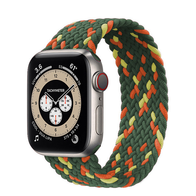 Braided Solo Loop Ring for Apple Watch Iwatch Serie 7 6 5 4 3 2 1 SE 40 41mm 42mm 44mm 45mm Applewatch Strap Bracelet Watchbands