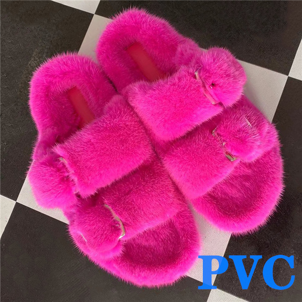 100% Genuine Mink Fur European Luxury Slippers Winter Indoor Slippers Women Slippers Women Slippers