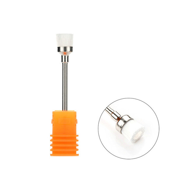 1PC Nail Drill Bit Cleaning Brush Portable Electric Manicure Drills Copper Wire Drill Brushing Cleaner DIY Nail Art Accessories