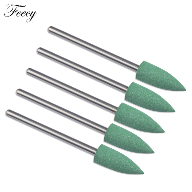 Rubber Silicone Milling Cutter for Manicure Stones Nail Drill Bit Machine Manicure Accessories Nail Buffer Polisher Grinder Tool