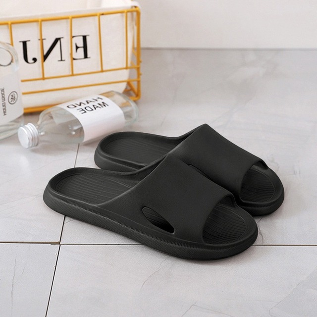 Female Home Slippers Summer Women Thick Platform Slides Women's Sandals Flip Flops Beach Sandal Mule Anti-slip Slippers for Men