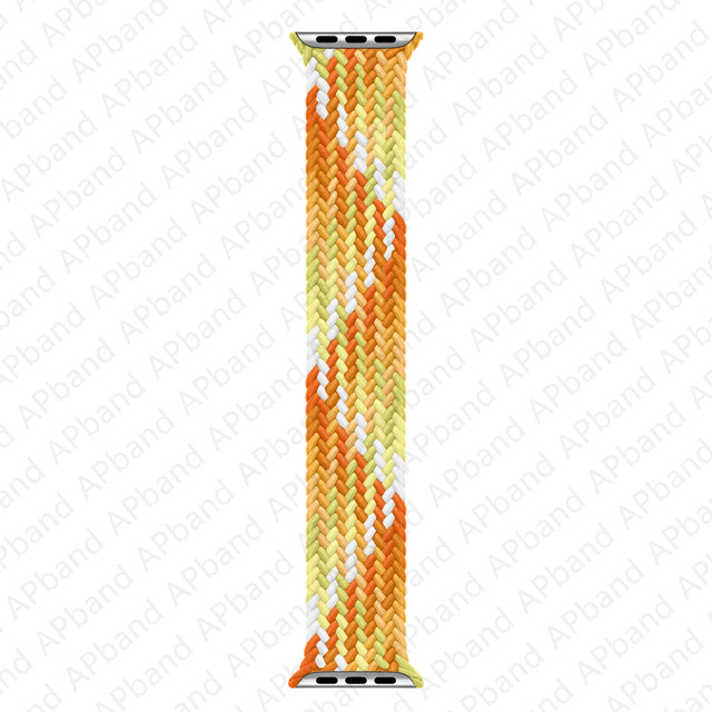 Strap for Apple Watch Band 45mm 41mm 44mm 40mm 42mm 38mm 1:1 Formal Nylon Braided Solo Loop Bracelet iWatch Series 3 4 5 SE 6 7