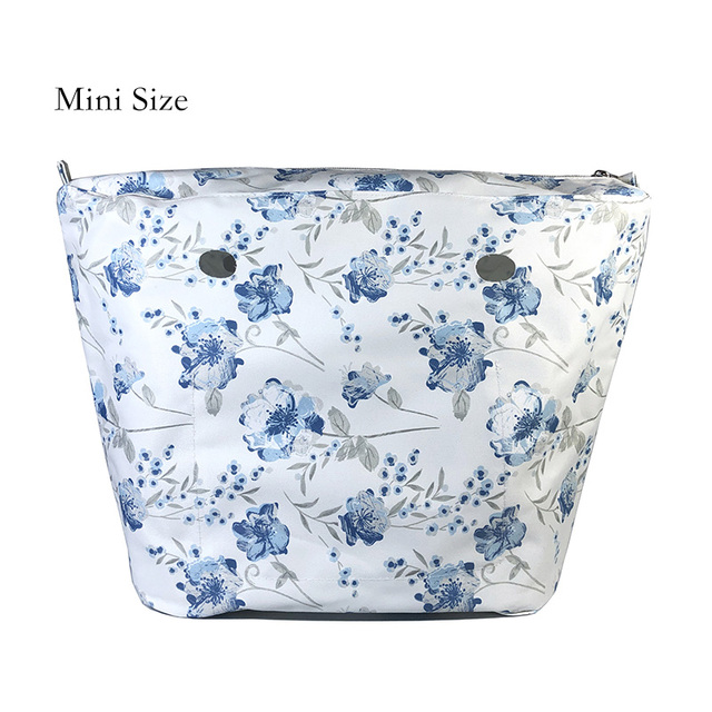 Floral trim waterproof inner insert, classic small inner pocket, handbags accessory