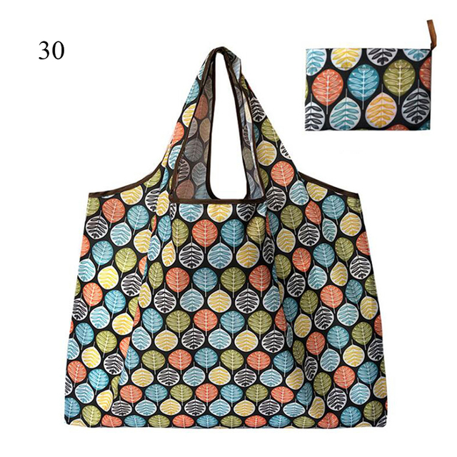 Thickened Folding Shopping Storage Bag Large Capacity Reusable Grocery Bag Eco-friendly Supermarket Waterproof Shoulder Bag