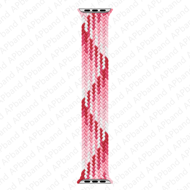 Braided Solo Loop For Apple Watch Band 45mm 41mm 44mm 40mm 42mm 38mm 1:1 Formal Nylon Bracelet iWatch Series 3 4 5 SE 6 7 Strap