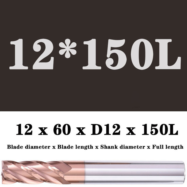 قاطعة المطحنة سبيكة طلاء التنغستن الصلب أداة Maching Hrc55 Endmill قاطعة المطحنة عدة طحن آلة أدوات نك راوتر بت