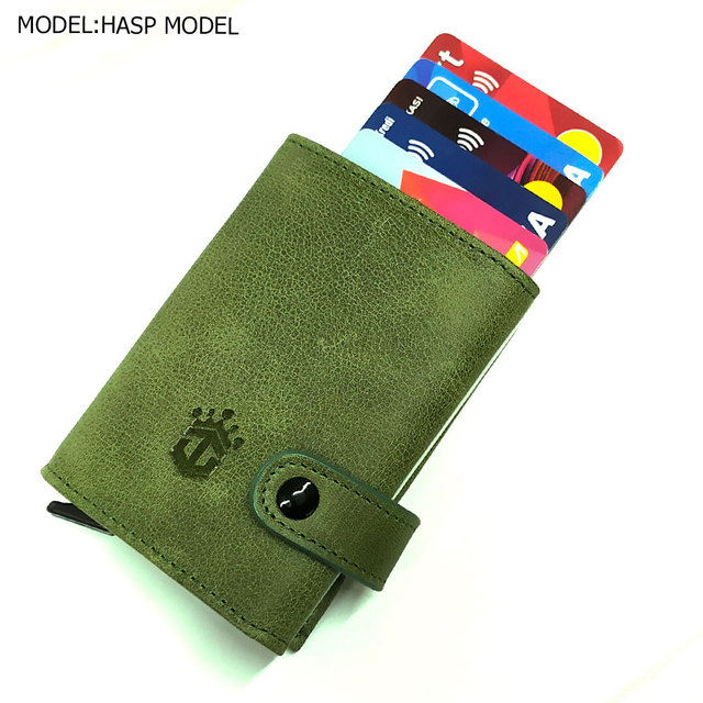 smart wallet business card holder genuine cowhide handmade smart automatic card holder men gift distributions card holder wallet wallet men card holder purse cards wallet money purse men's wallet id card holder men's wallets