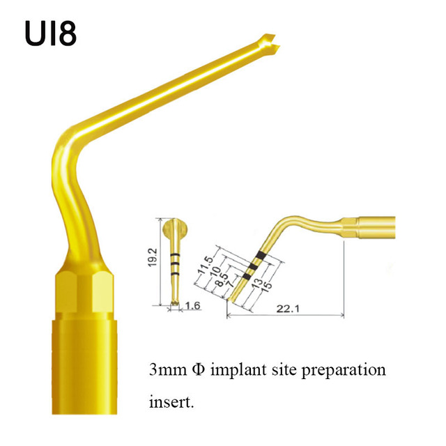 Vvteeth PiezoSurgery Tips for Mectron Woodpecker Dmetec NSK Orthopedic Cut Sinus Lift Dental Implant Handpiece Piezo Surgery