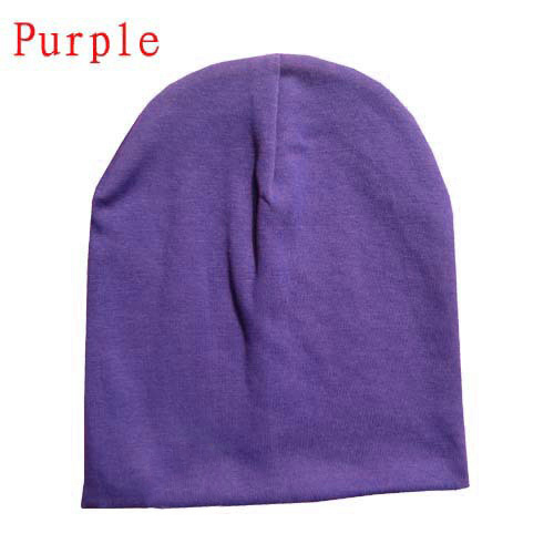 Baby Cotton Hip Hop Hat 6 Months 3 Years Old Baby Urban Dance Cap Solid Color Winter Warm Hat