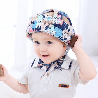 JIYAN Baby Safety Helmet Head Protection Baby Headwear Anti-Fall Cushion Children Learn To Walk Crash Hat