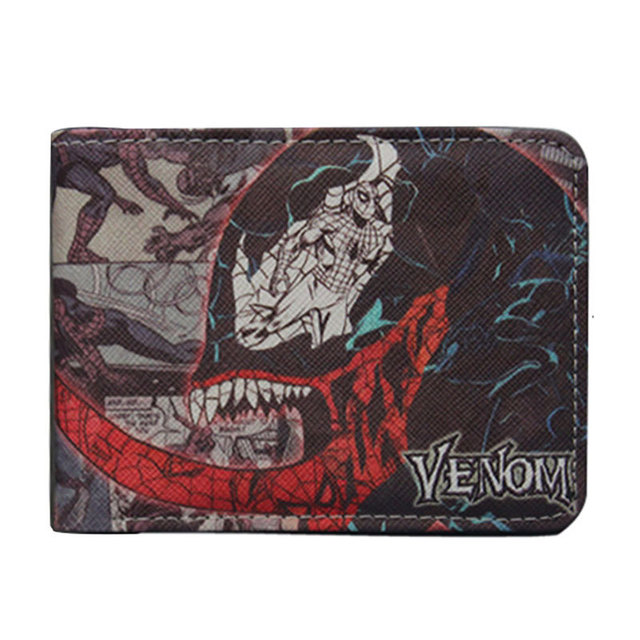 Disney Marvel Animation Peripheral Spiderman Short Leather Wallets Wallet Purse For Men Unique Wallet Wallet Women