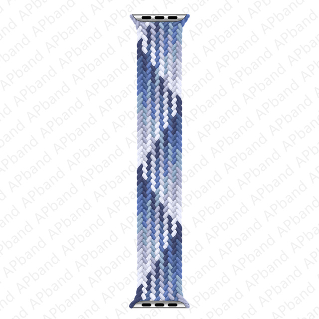 1:1 Official Braided Solo Loop For Apple Watch Band 44mm 40mm 42mm 38mm 3 4 5 SE 6 Nylon Bracelet iWatch Series 7 45mm 41mm Strap