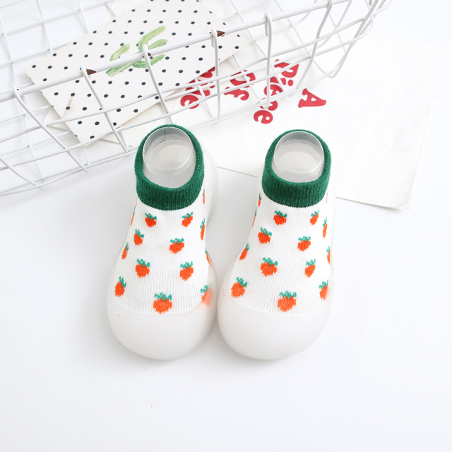 Children Anti-Slip Shoes Newborn Baby Girl Cotton Non-Slip Floor Socks Baby Boy Rubber Sole Cartoon Indoor Socks Infant Shoes