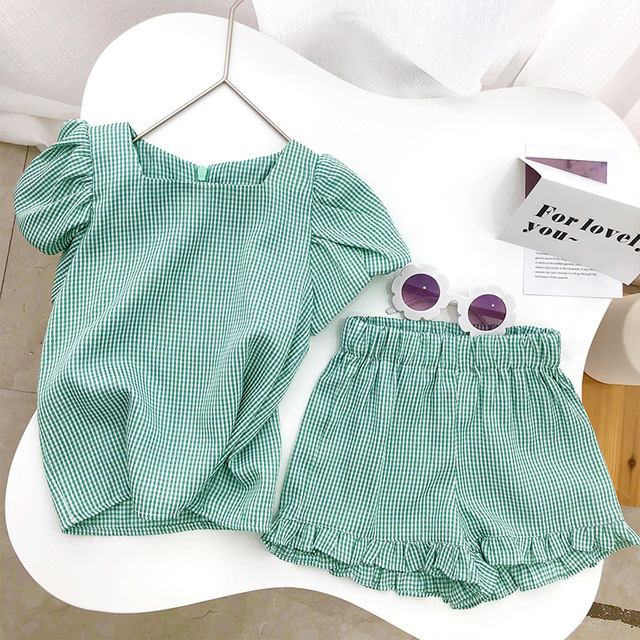 Kids Girls Clothing Sets Summer New Style Brand Baby Girls Clothes Short Sleeve T-shirt + Pant Dress 2pcs Children Clothing Suits