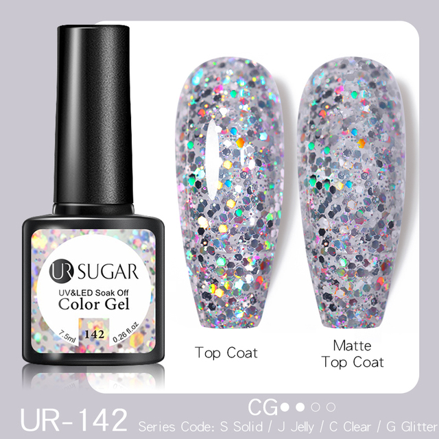 UR Sugar Milky White Gel Gel Polish 7.5ml Soak Off UV Gel Nail Polish Varnish Semi Permanent Nail Art UV LED Varnish