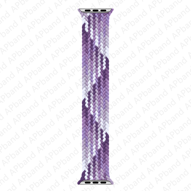 Braided Solo Loop For Apple Watch Band 45mm 41mm 44mm 40mm 42mm 38mm Nylon Bracelet iWatch Series 3 4 5 SE 6 7 1:1 Official