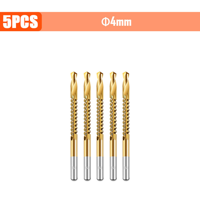 3/4/5/6pcs Cobalt Drill Bit Spiral Screw Metric Composite Tap Drill Bits Drill Polishing Woodworking HSS Twist Drilling Tools